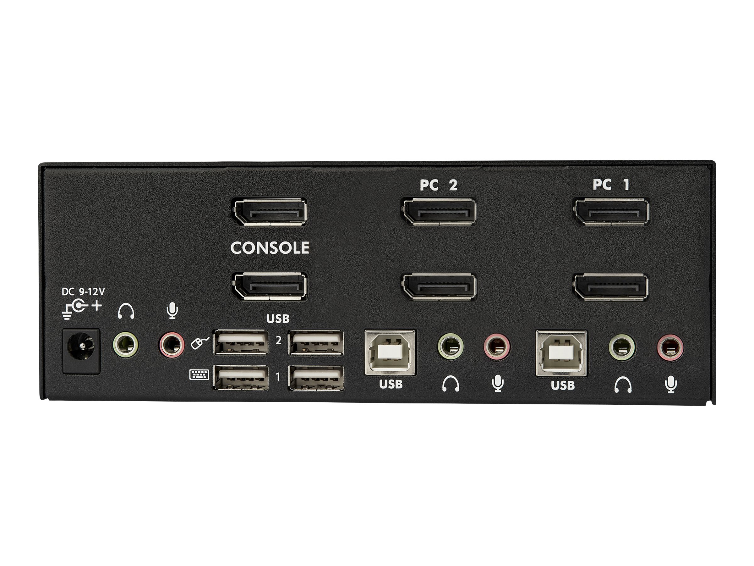 StarTech.com 2 Port Dual DisplayPort USB KVM