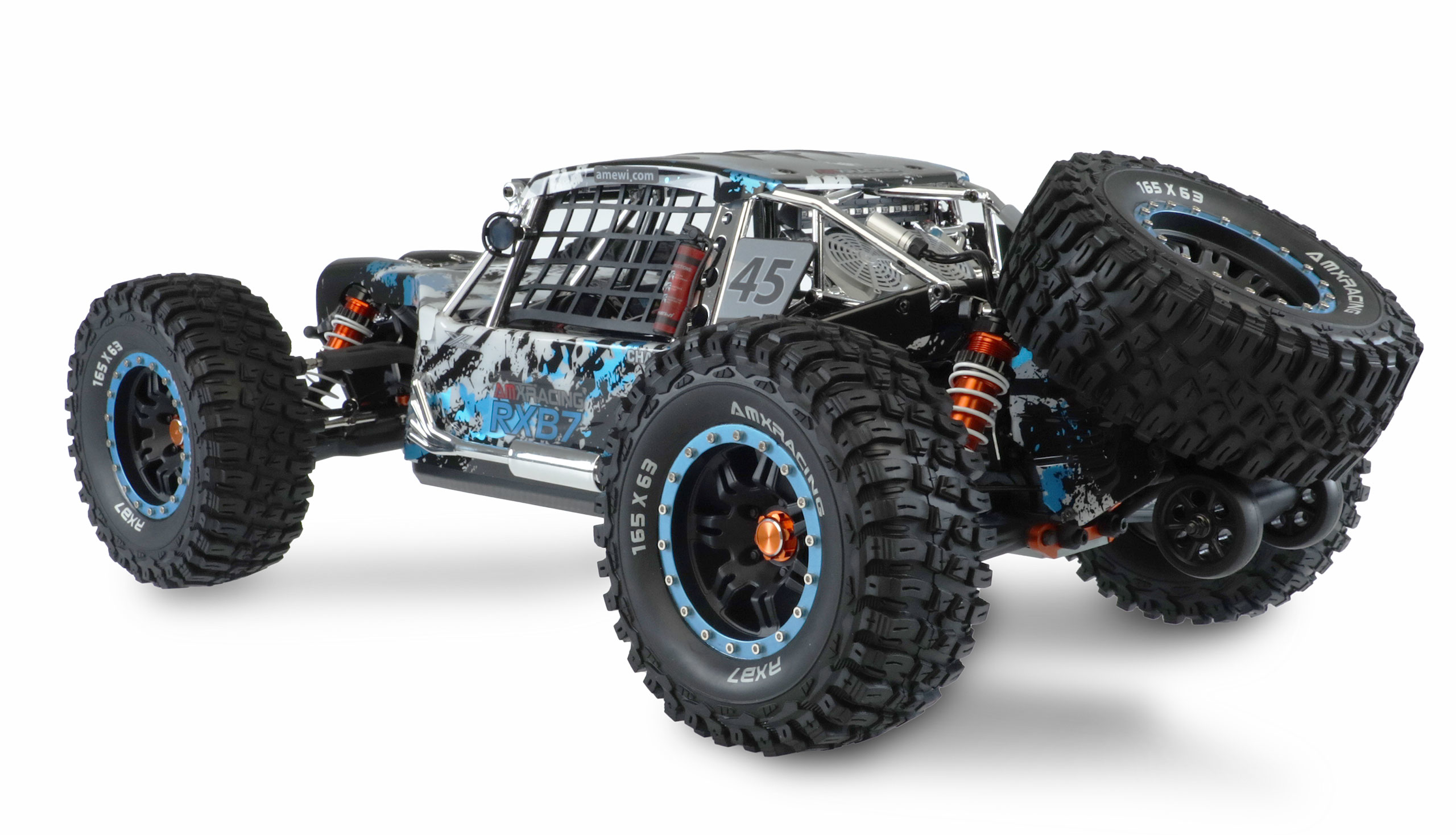 Amewi AMXRacing RXB7 - Buggy - 1:7 - 14 Jahr(e) - 5000 mAh - 6,2 kg - Blau, Ansicht 4