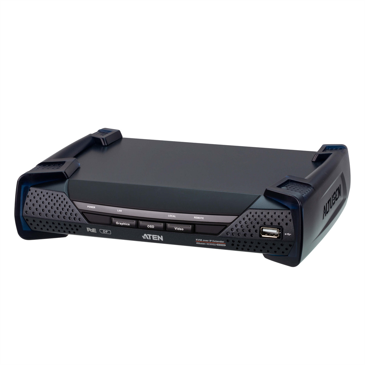 ATEN ALTUSEN KE9952R 4K DisplayPort Single Display KVM over IP Receiver with PoE