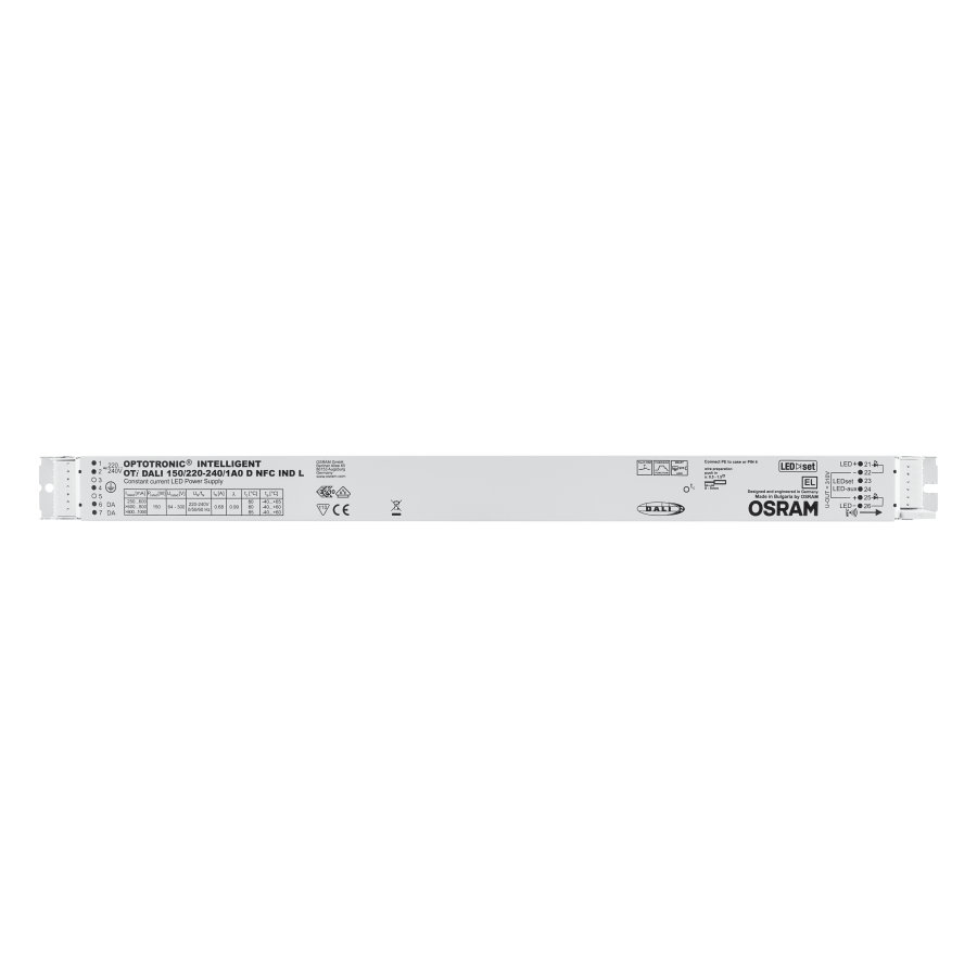 Osram OTi DALI 150/220…240/1A0 D NFC IND L - 100000 h - -40 - 65 °C - 198 - 264 V - 50/60 Hz - 5 A - 30 mm, Ansicht 4