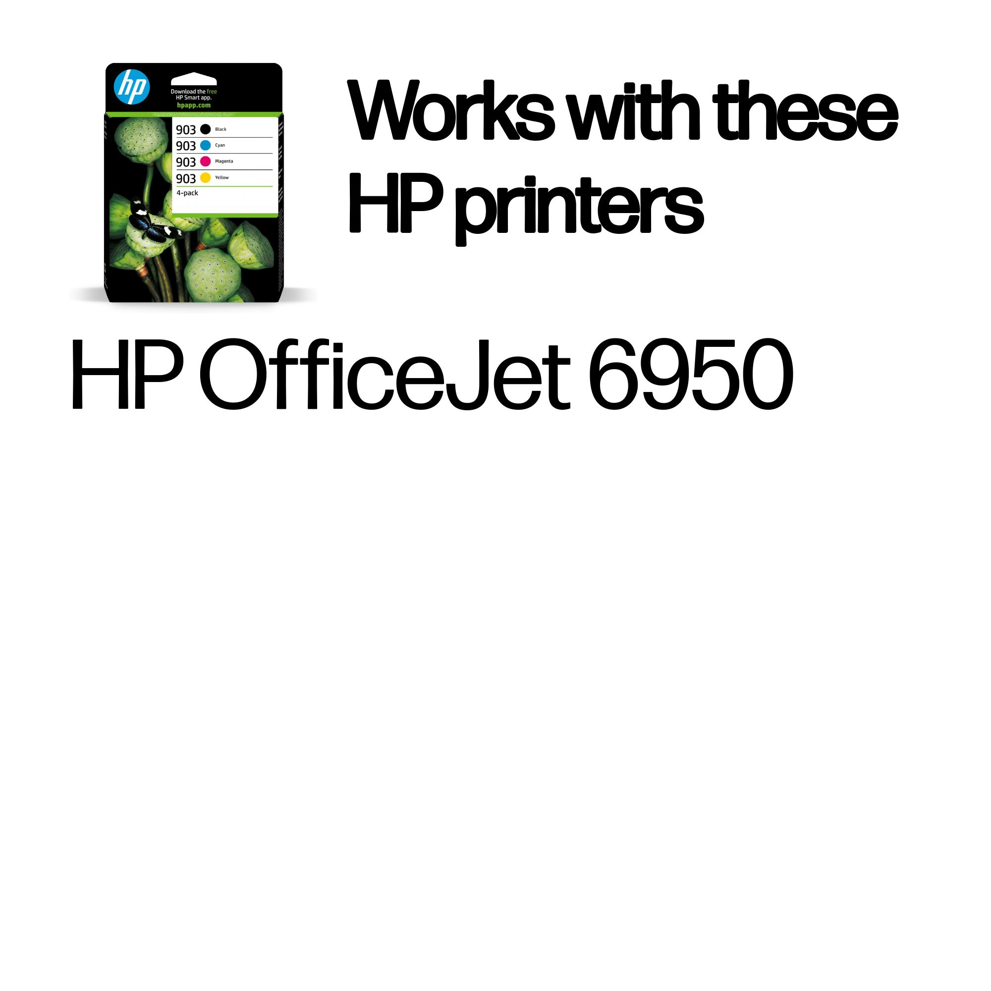 HP 903 - 4er-Pack - Schwarz, Gelb, Cyan, Magenta, Ansicht 3