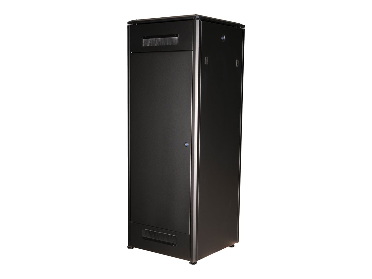 ROLINE 19 Zoll Netzwerkschrank Pro 32 HE 600x600 BxT Glastür schwarz, Ansicht 5