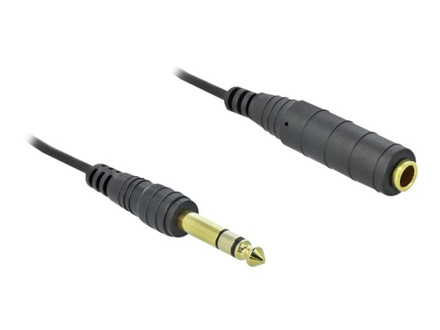 Delock Audioverlängerungskabel - Stereo-Stecker männlich zu Stereo-Stecker weiblich