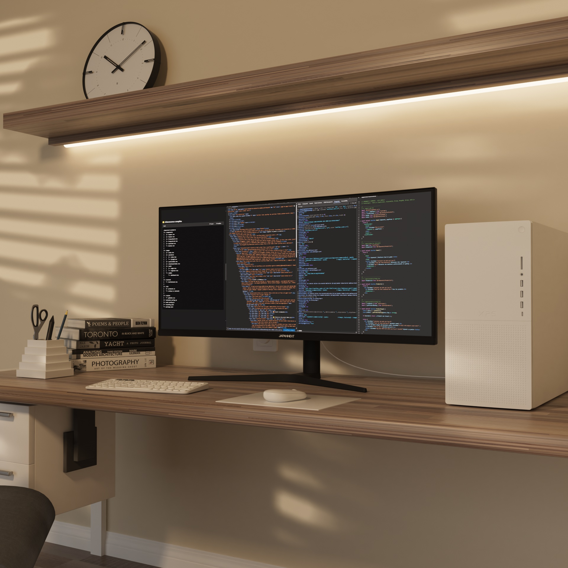 JAPANNEXT JN-IPS340UWQHD60C-C65W-HS curved UWQHD - 34, Ansicht 2