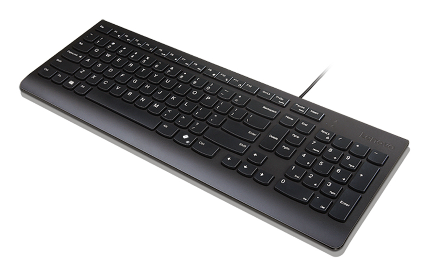 Lenovo Essential - Tastatur - USB - TL: Nordisch, QWERTY, Ansicht 3