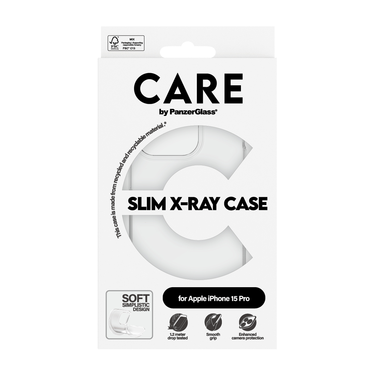 PanzerGlass CARE by PanzerGlass X-Ray - Hintere Abdeckung für Mobiltelefon, Ansicht 4