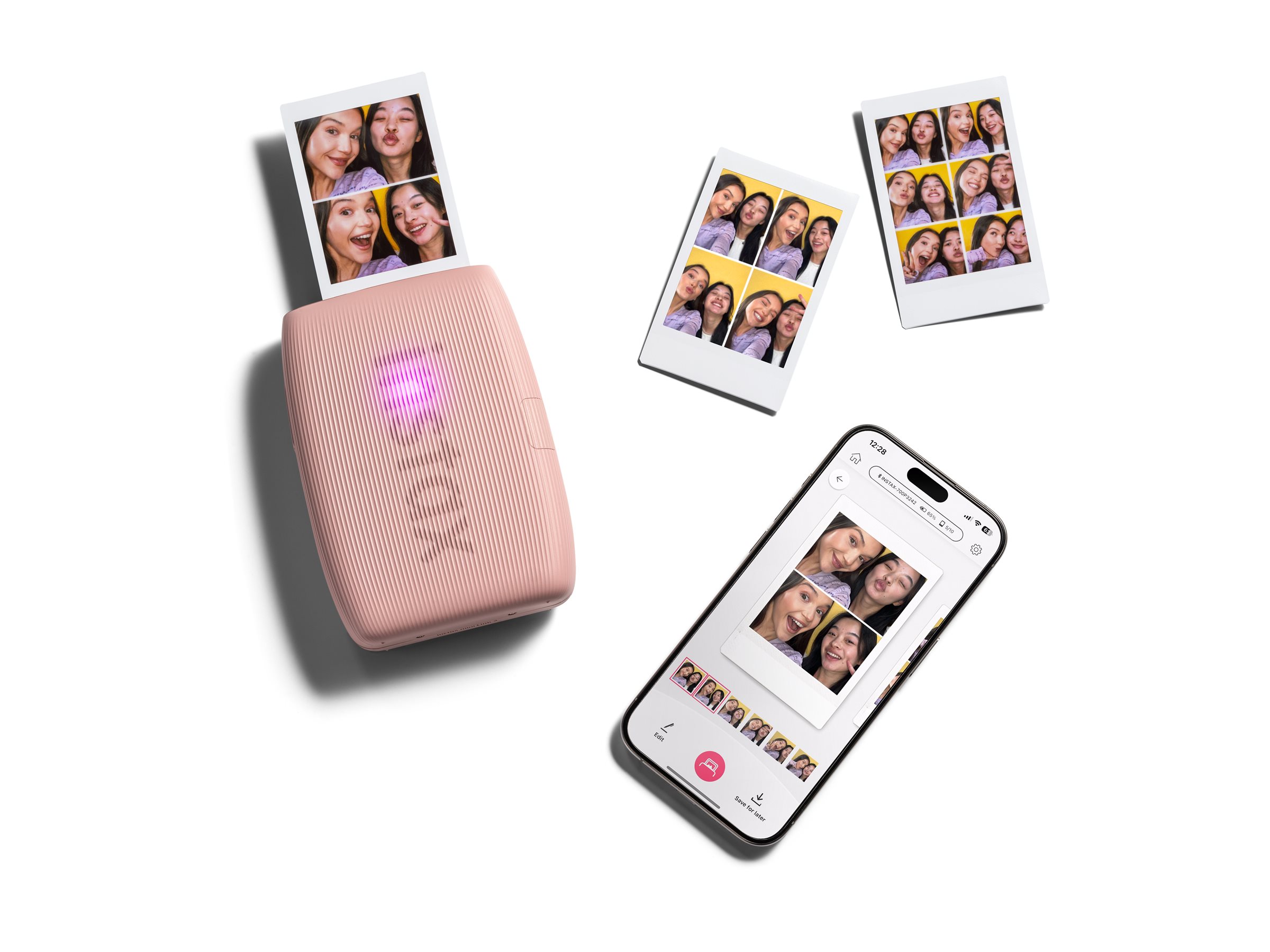 Fujifilm instax mini Link 3 - Drucker - Farbe - rosa, Ansicht 4