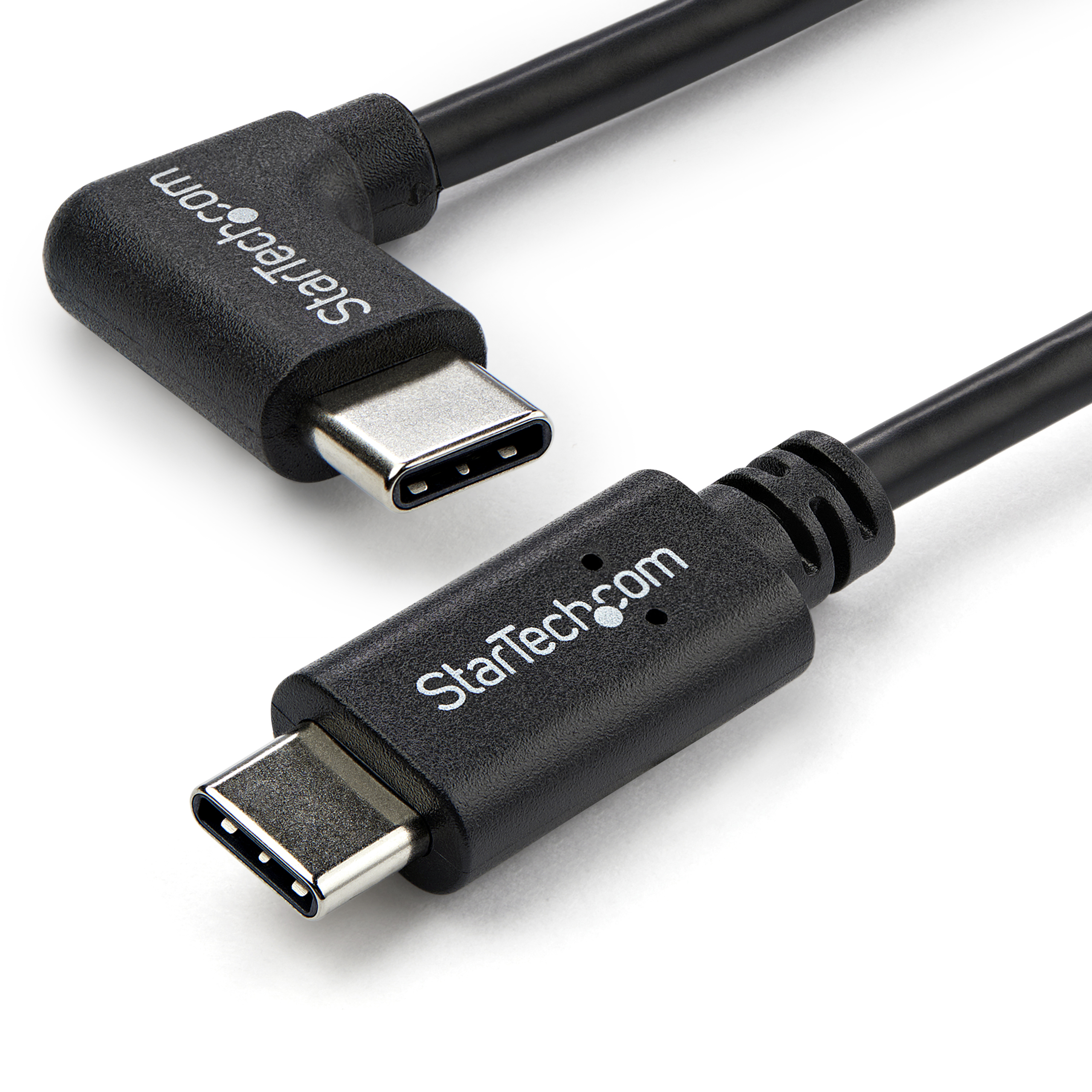 StarTech.com USB- C Kabel rechtsgewinkelt - St/St - 1m - USB 2.0, 1 m, USB C, USB C, USB 2.0, 0,48 Gbit/s, Schwarz