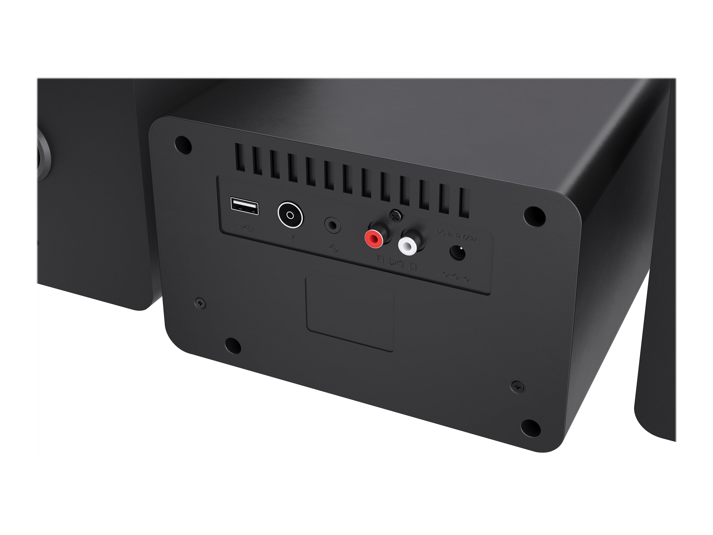 Sharp TOKYO DAB+ HI-FI Micro System - Heim-Audio-Mikrosystem - Schwarz - 40 W - 2-Wege - Kabellos - DAB - FM, Ansicht 4