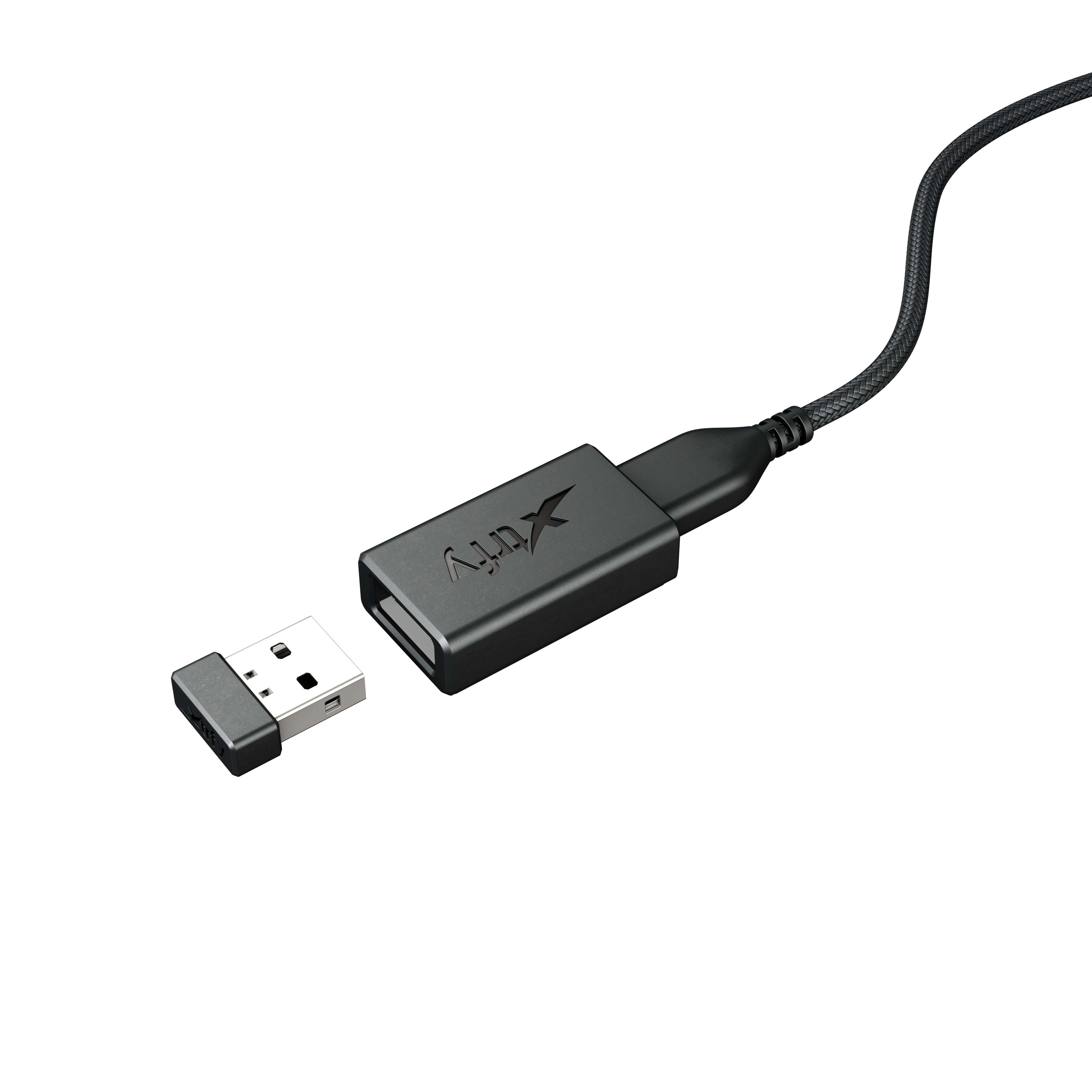 Xtrfy M42 - Maus - optisch - kabellos - 2.4 GHz - kabelloser Empfänger (USB), Ansicht 2