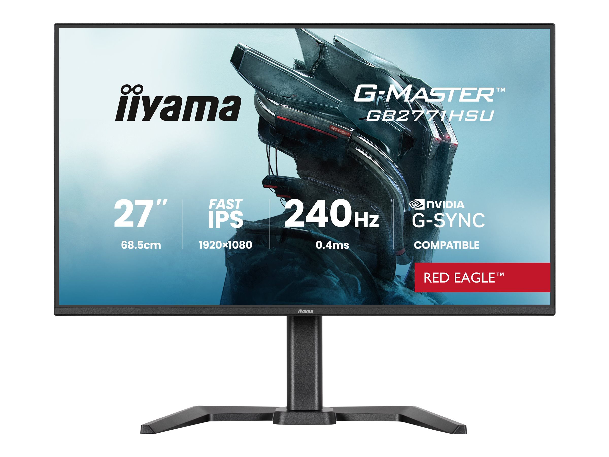 Iiyama G-MASTER Red Eagle GB2771HSU-B1 - LED-Monitor - Gaming - 68.6 cm (27")