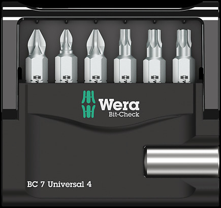 Wera 05135810001 - 6 Stück(e) - Phillips - PZ 1 - PZ 2 - 1x 1/4"x50 mm 1x PZ 1x25 mm 1x PZ 2x25 mm 1x PH 2x25 mm,…, Ansicht 2