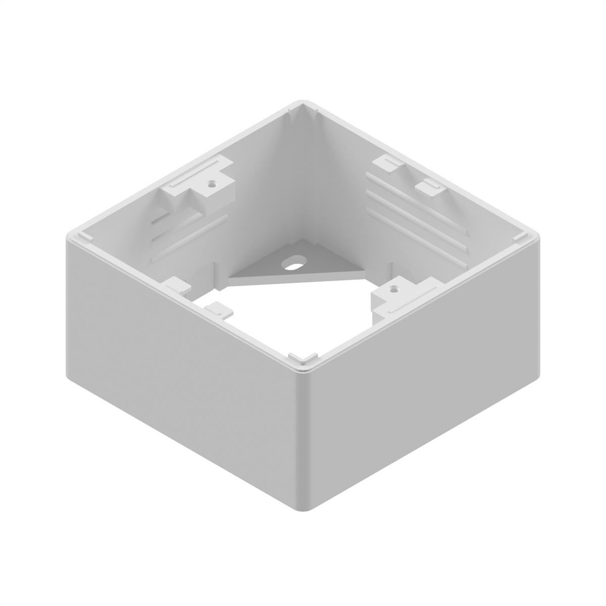 EasyLan CKVDAP90 ModulDose Aufputzgehäuse Datendose 80x80, Ansicht 2
