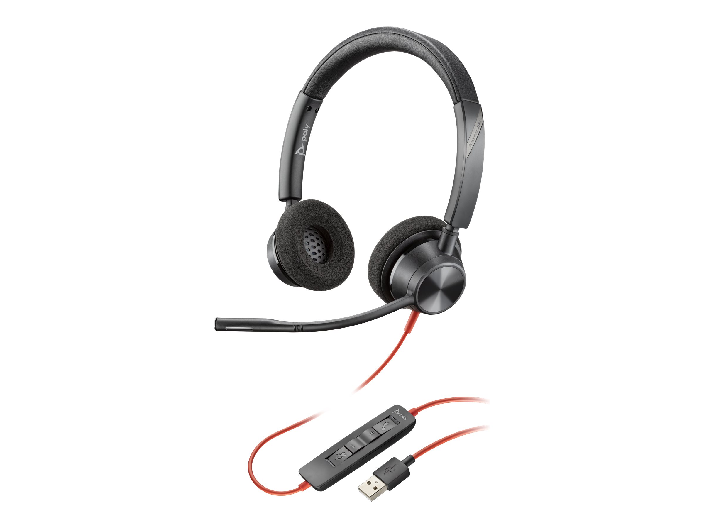 HP Poly Blackwire 3320 - Blackwire 3300 series - Headset
