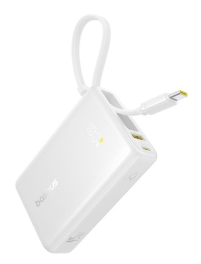 Baseus PicoGo - 10000 mAh - Lithium Polymer LiPo - Weiß - Powerbank, Ansicht 2
