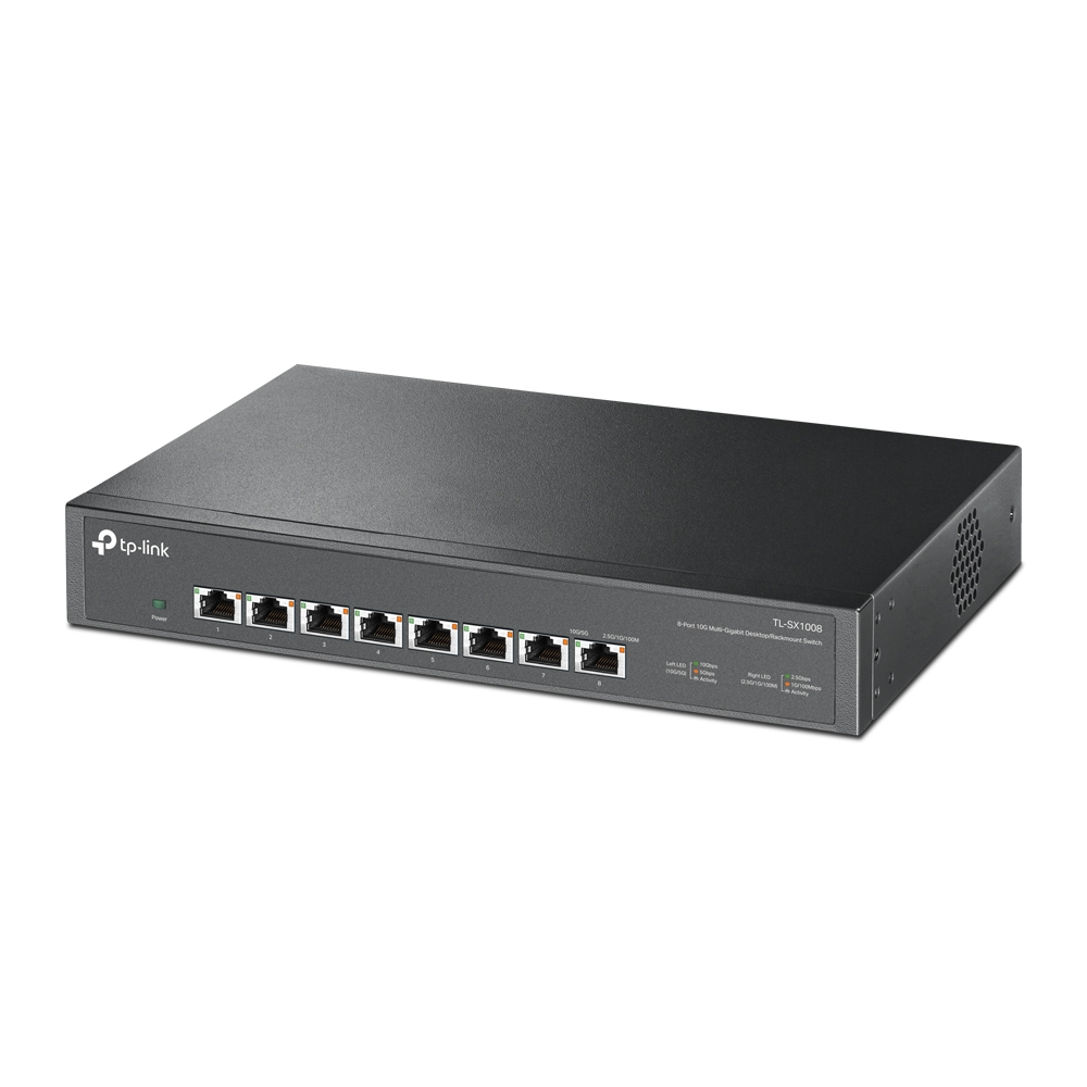 TP-LINK TL-SX1008 V1 - Switch - Desktop, an Rack Image