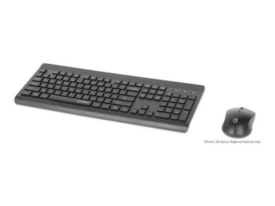 Manhattan MWK7350 - Tastatur-und-Maus-Set - Kombination