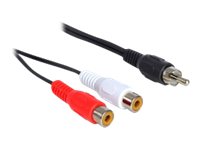 Delock Audiokabel - RCA weiblich zu RCA weiblich