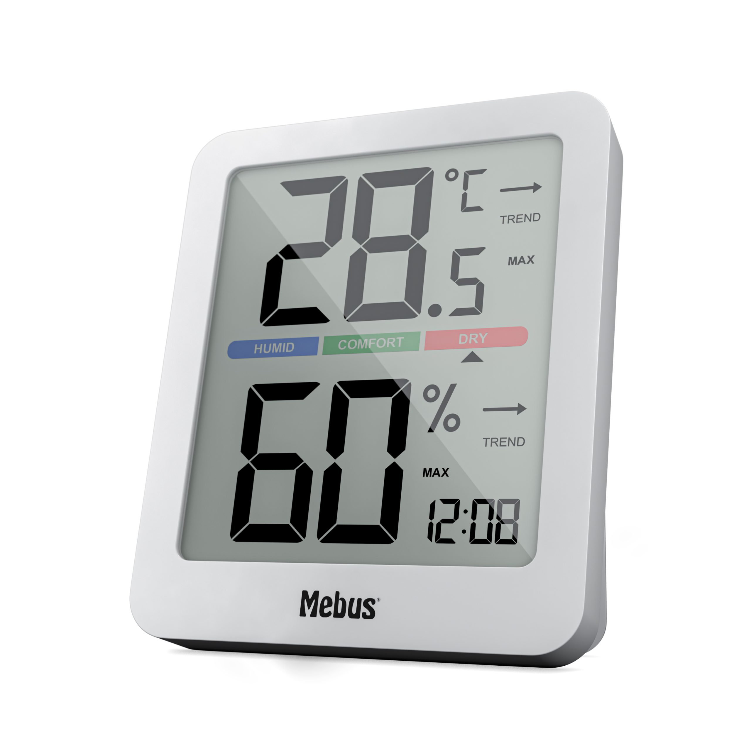 Mebus 40928 - Weiß - Innen-Hygrometer - Innen-Thermometer - Außen-Hygrometer - Außen-Thermometer, Ansicht 3