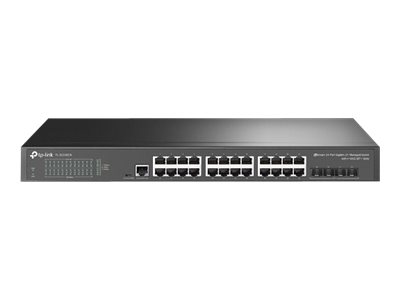 TP-Link JetStream TL-SG3428X V1.6 - Switch - managed - 24 x 10/100/1000 + 4 x 10 Gigabit SFP+ - an Rack montierbar