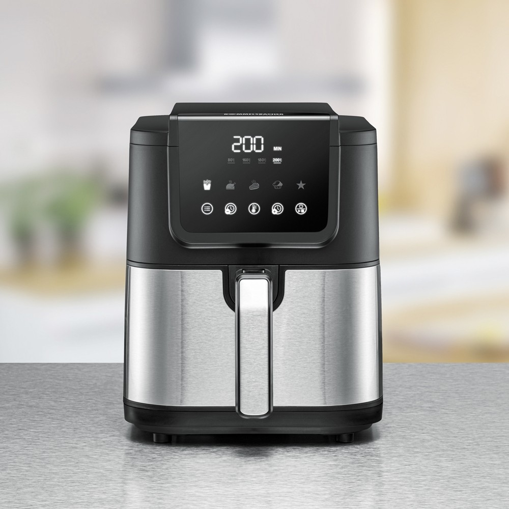ROMMELSBACHER FRH 1500 - Heißluftfritteuse - 5 l - 0,8 kg - 80 °C - 200 °C - 60 min, Ansicht 4