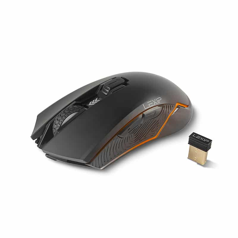 Pixminds Lexip AR18 - Maus - optisch - 6 Tasten - kabellos - Wi-Fi - kabelloser Empfänger (USB), Ansicht 2