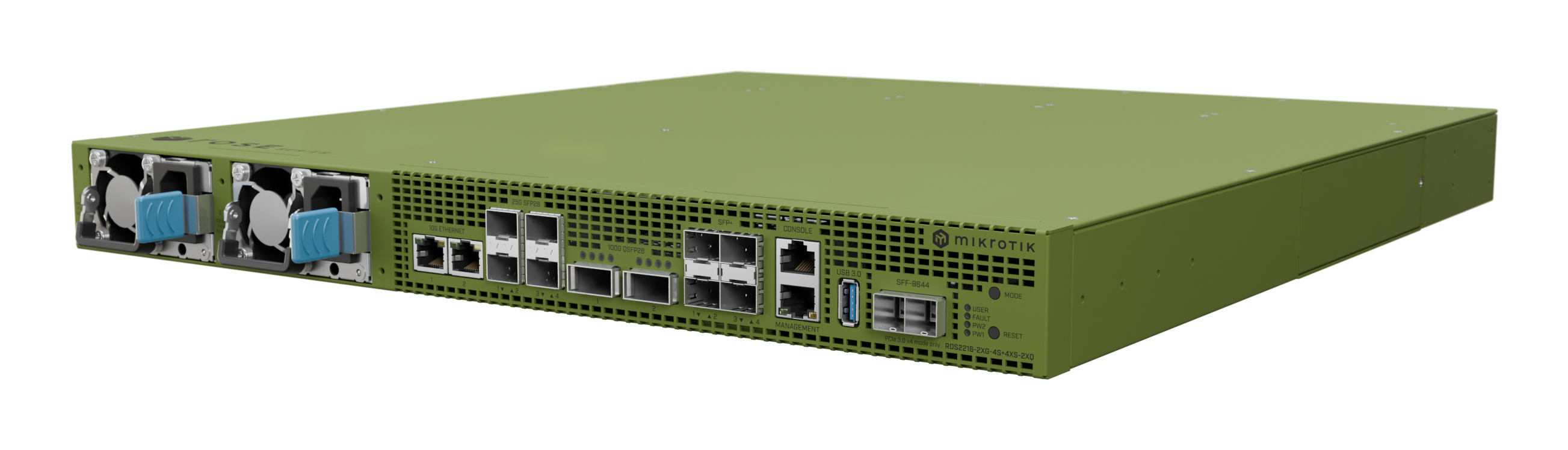 MikroTik RDS2216 - NAS-Server - SSD - RAM 32 GB, Ansicht 2