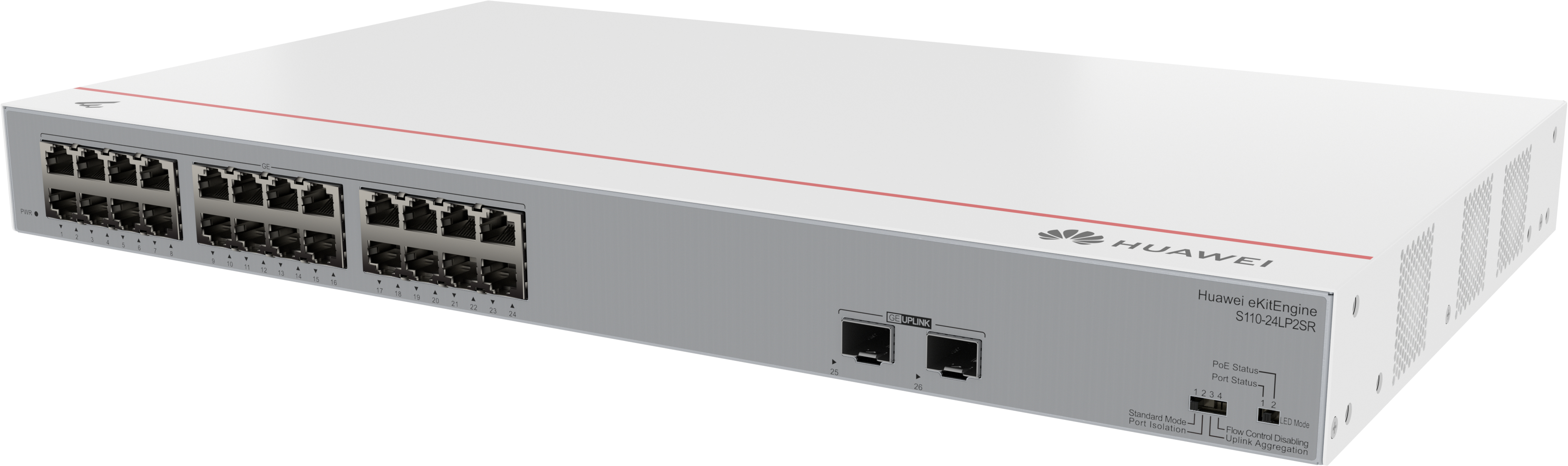 Huawei eKitEngine S110-24LP2SR - Switch - 24 x 10/100/1000 (PoE+), Ansicht 2