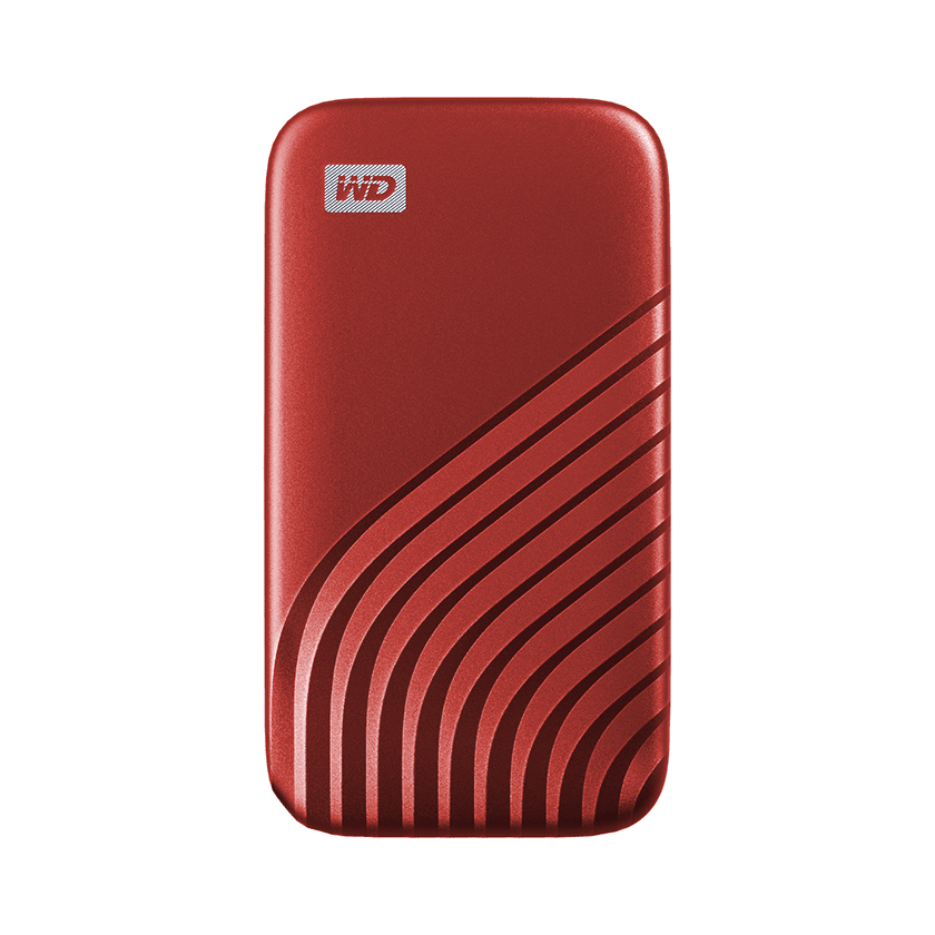 WD My Passport SSD WDBAGF0020BRD - SSD - verschlüsselt - 2 TB - extern (tragbar), Ansicht 2