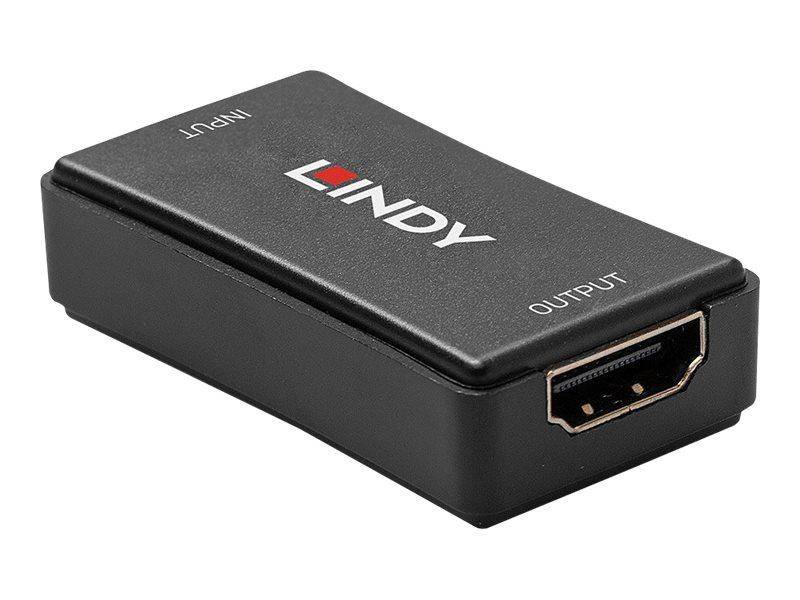 LINDY HDMI 4K Repeater / Extender - Erweiterung für Video/Audio - HDMI - bis zu 50 m
