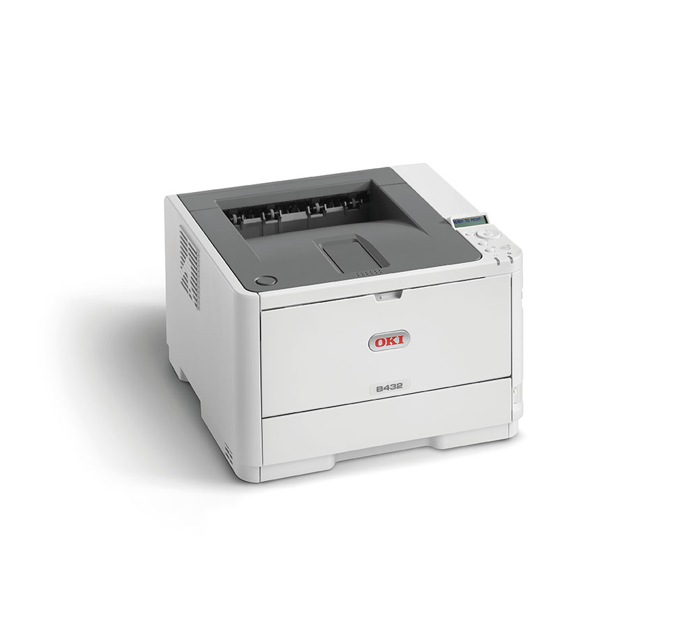 OKI B432dn - Drucker - s/w - Duplex - LED - A4/Legal, Ansicht 2