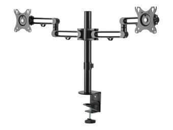 StarTech.com ARMDUAL3 Doppel Monitorarm zur Tischmontage (Gelenkarme für bis zu 32-Zoll-VESA Bildschirme Monitorhalterung)
