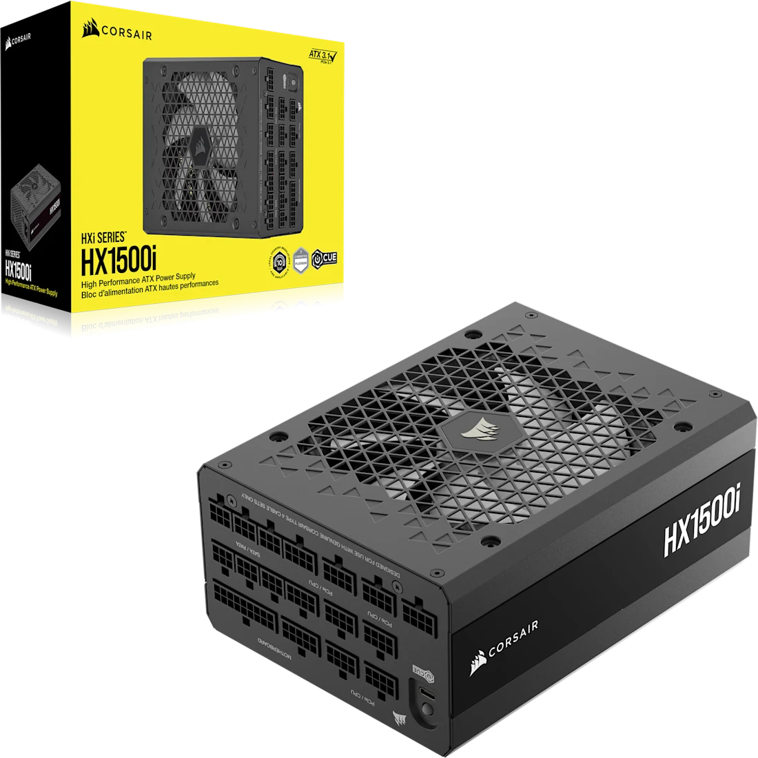 Corsair HXi Series HX1500i - Netzteil (intern), Ansicht 2