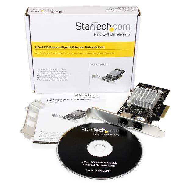 StarTech.com Dual Port PCI Express (PCIe x4) Gigabit Ethernet Server Adapter - 2 Port Network Card, Ansicht 2