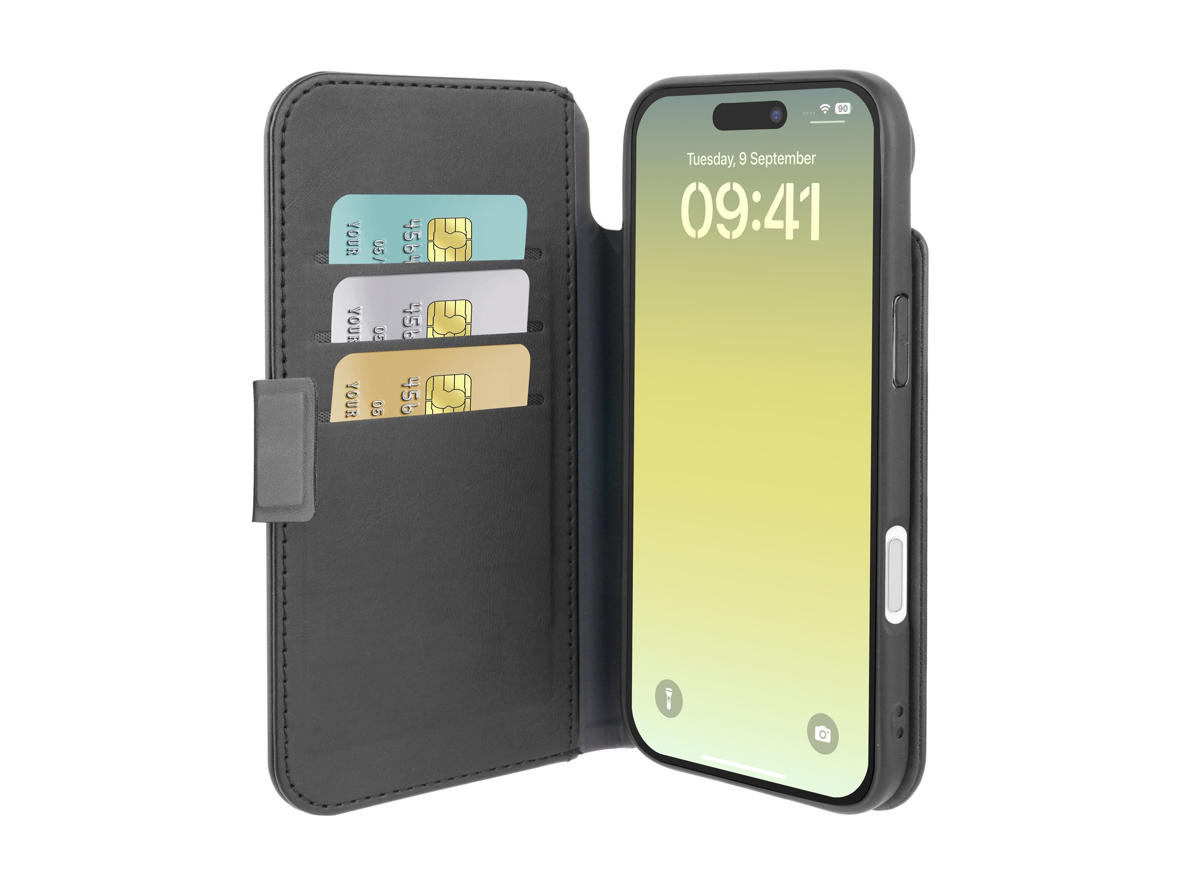 Cellularline Book Agenda 2 Case iPhone Air Black, Ansicht 3
