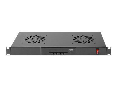 Lanberg AK-1502-B - Lüftertafel - Schwarz - 2 Lüfter - 1U - AC - 230 V, Ansicht 4
