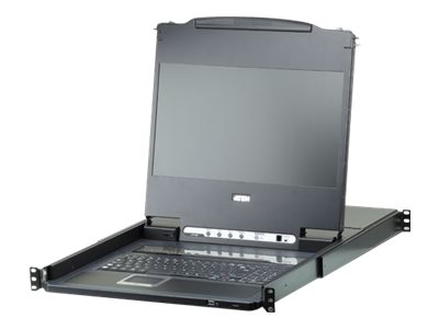 ATEN CL6708MW - KVM-Konsole mit KVM-Switch - 8 Anschlüsse - USB - 43.9 cm (17.3)