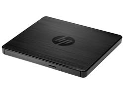HP Externes USB-DVD-RW-Laufwerk - Schwarz - Ablage - Desktop / Notebook - DVD Super Multi DL - USB 2.0 - CD - DVD