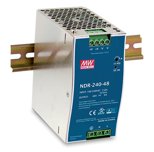 D-Link DIS N240-48 - Netzteil (DIN-Schienenmontage möglich), Ansicht 2