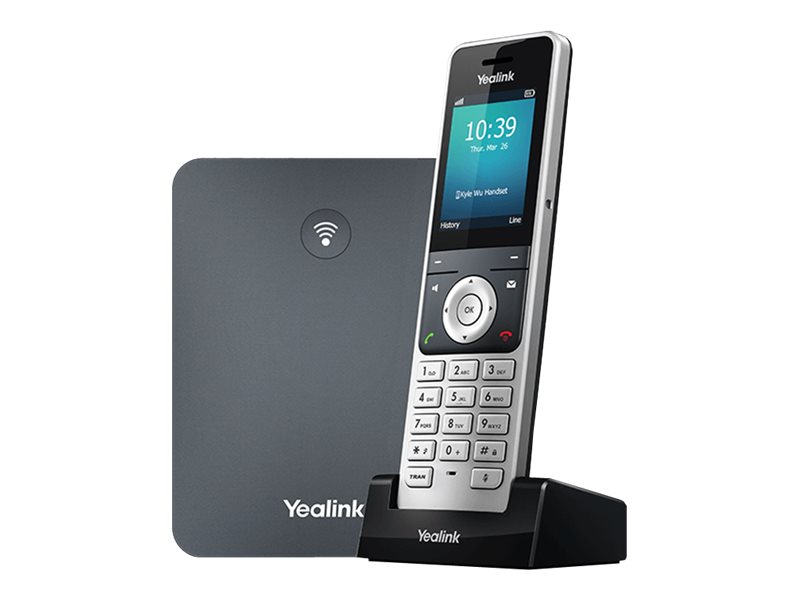 Yealink W76P - Schnurloses Telefon / VoIP-Telefon mit Rufnummernanzeige