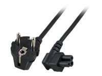 MicroConnect Stromkabel - IEC 60320 C5 gewinkelt bis CEE 7/7 (M), Ansicht 2