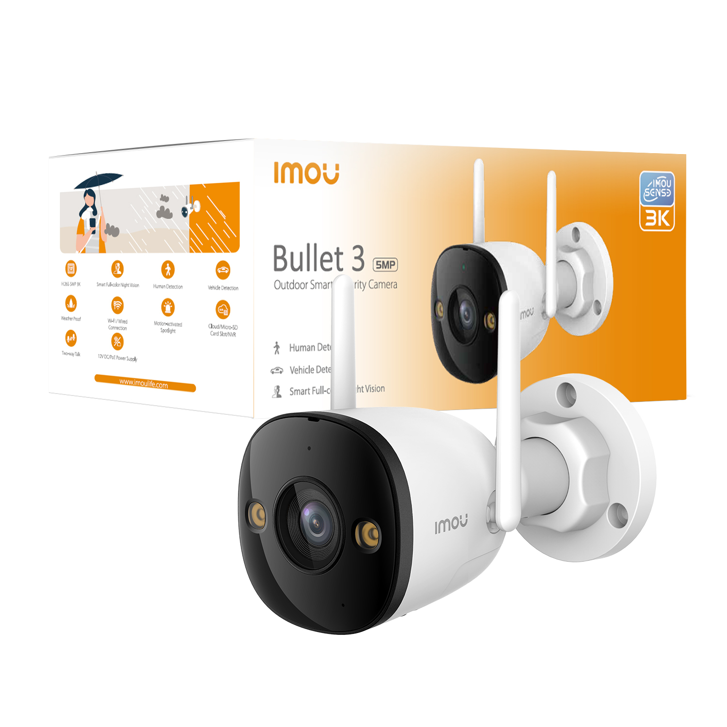 Imou Bullet 3 3K - Netzwerkkamera - Netzwerkkamera, Ansicht 2
