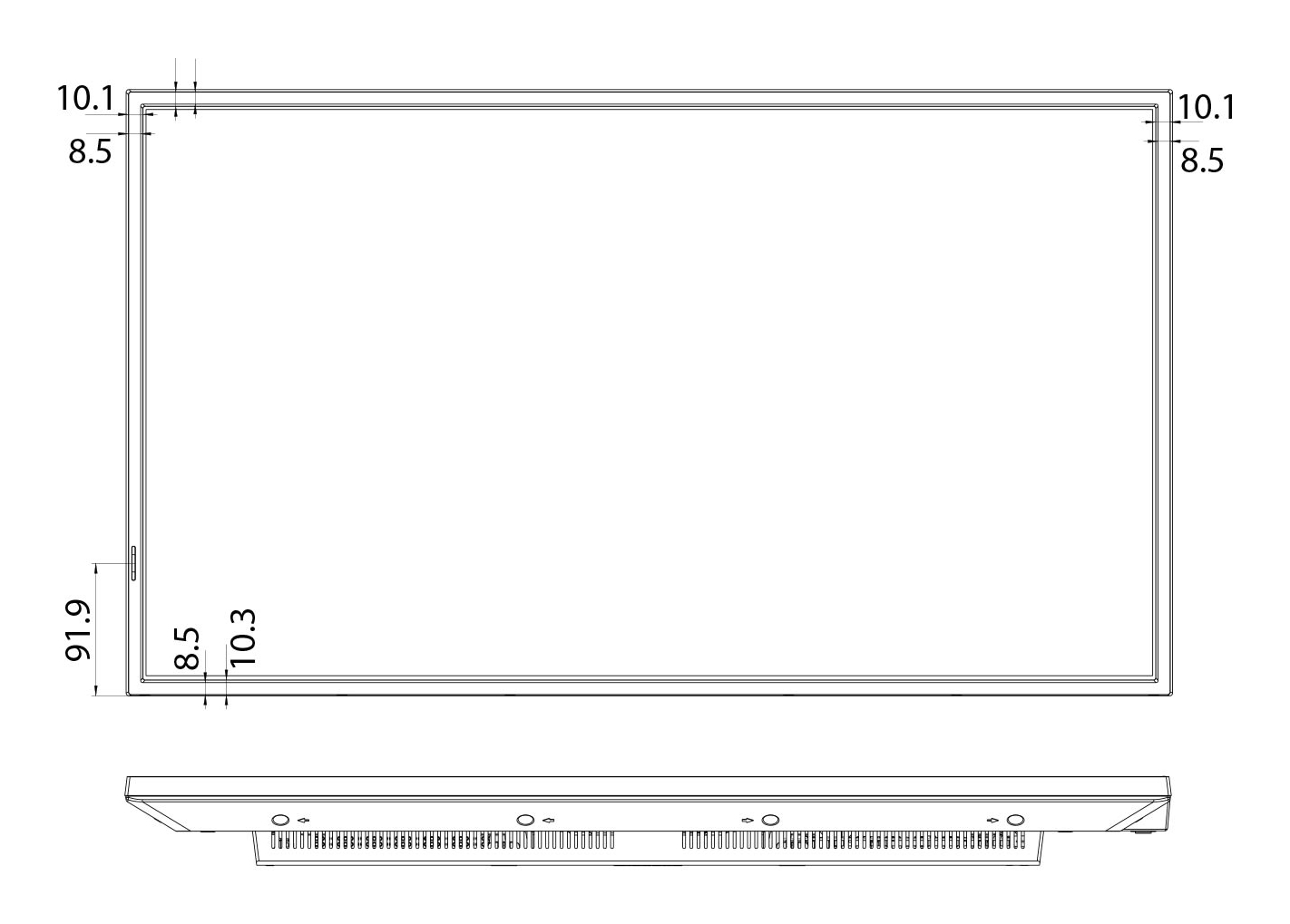 Hisense 32DM66D - 81 cm (32) Diagonalklasse DM Series LCD-Display mit LED-Hintergrundbeleuchtung, Ansicht 2