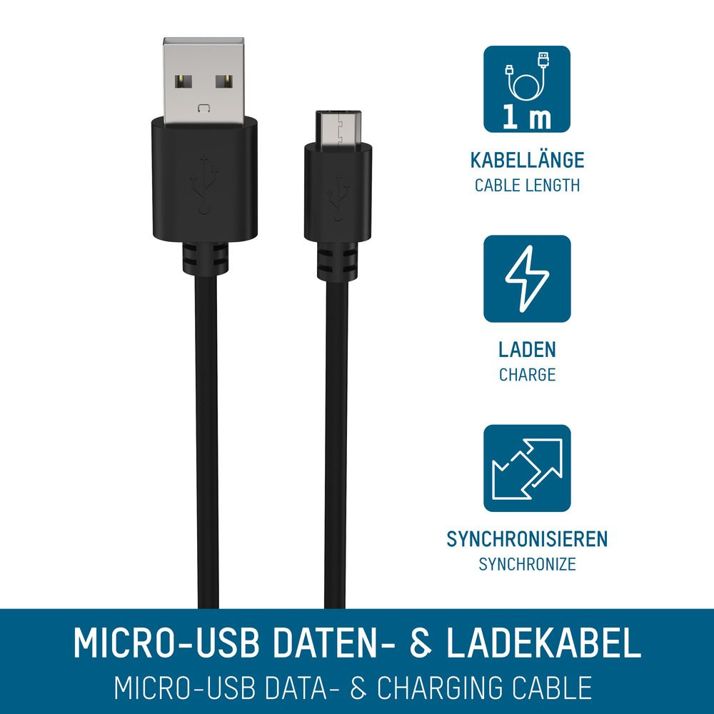 Ansmann Kabel USB 3.0 A->micro B S/S bl Micro Daten- und Ladekabel - Kabel - Digital/Daten, Ansicht 2
