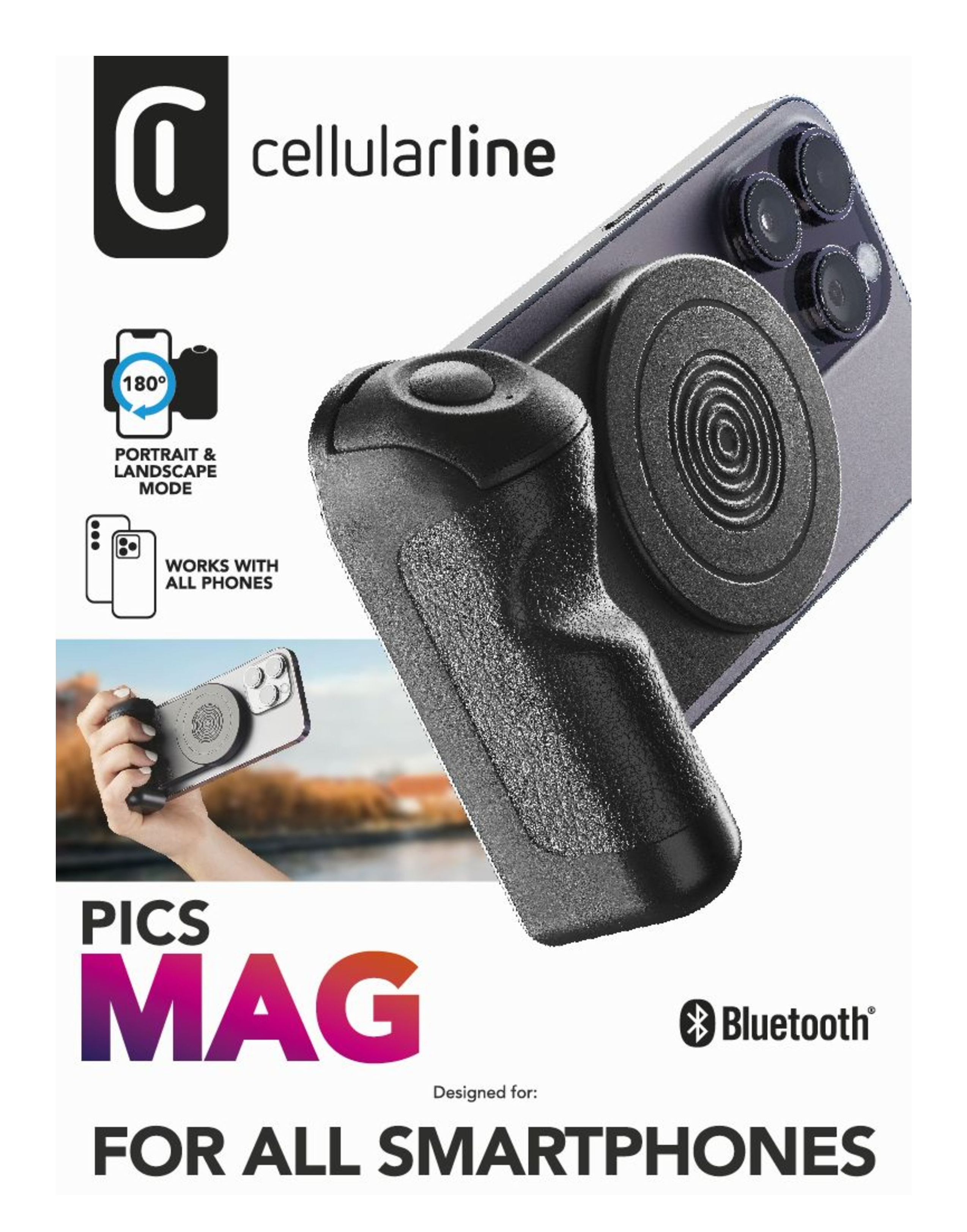 Cellularline Pics Mag - Camera handle - hand, Ansicht 3