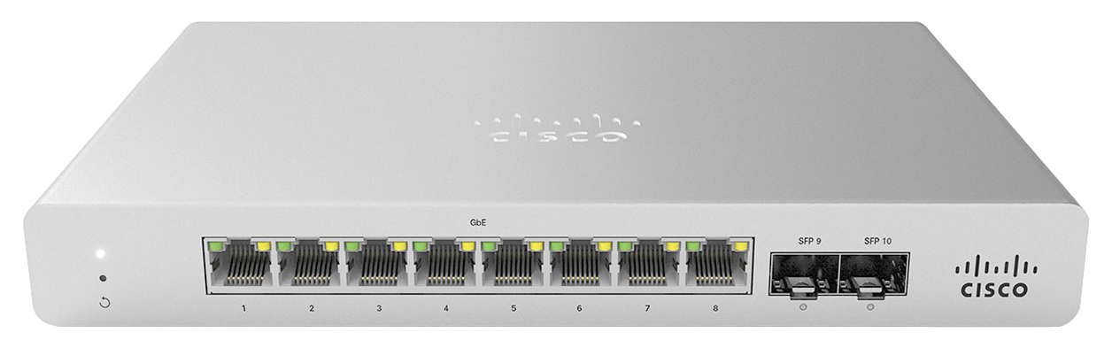 Cisco Meraki MS120-8FP, Managed, L2, Gigabit Ethernet (10/100/1000), Power over Ethernet (PoE), Wandmontage