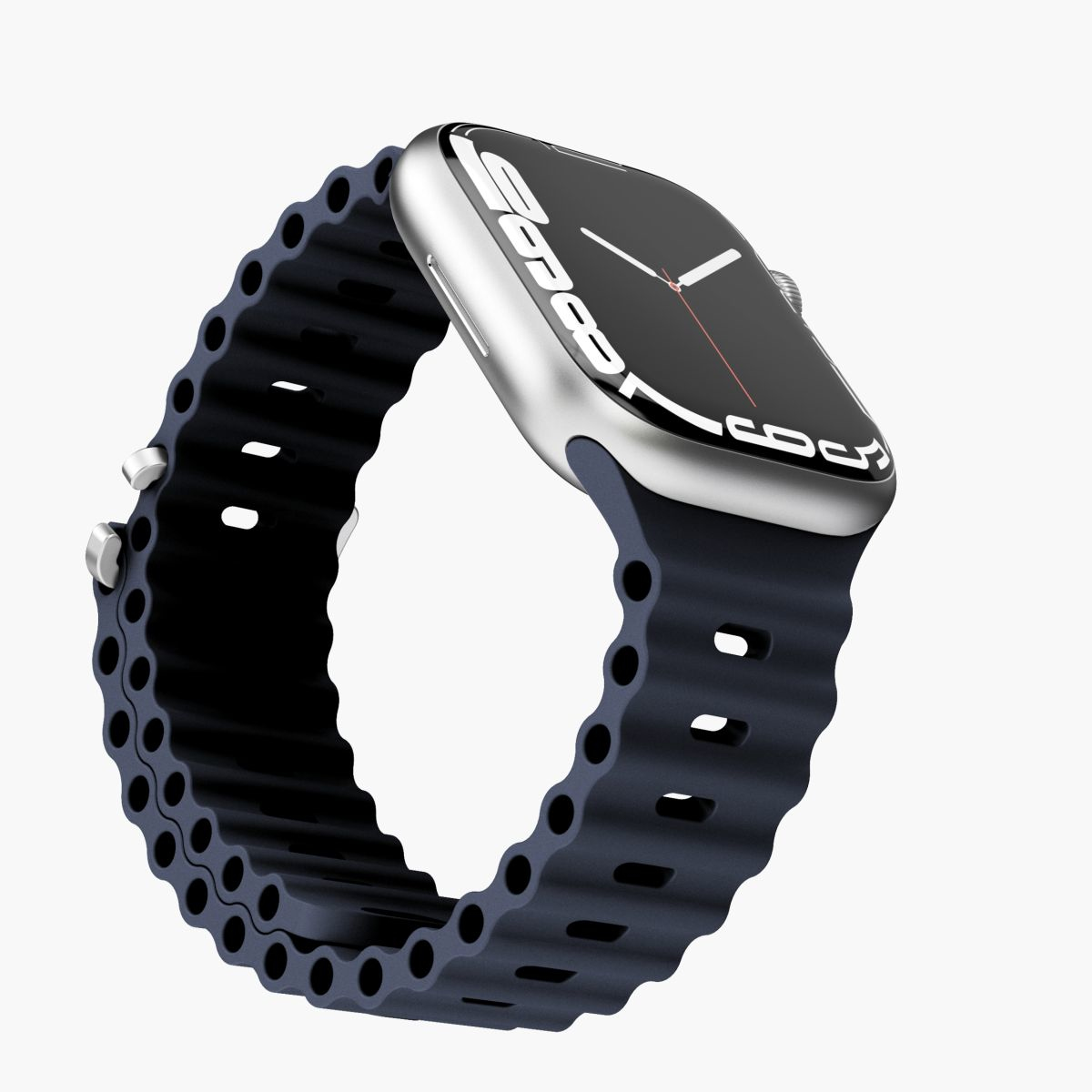 Vonmählen Wave Band - Band - Smartwatch - Blau - Apple - Apple Watch 38 mm | 40 mm | 41 mm - Silikon, Ansicht 2