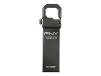 64GB Hook Attaché USB-Stick USB Typ-A 3.0 (3.1 Gen 1) Schwarz