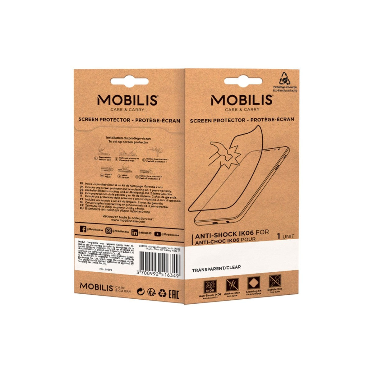 Mobilis Anti-Shock IK06 - Bildschirmschutz für Handy, Ansicht 2