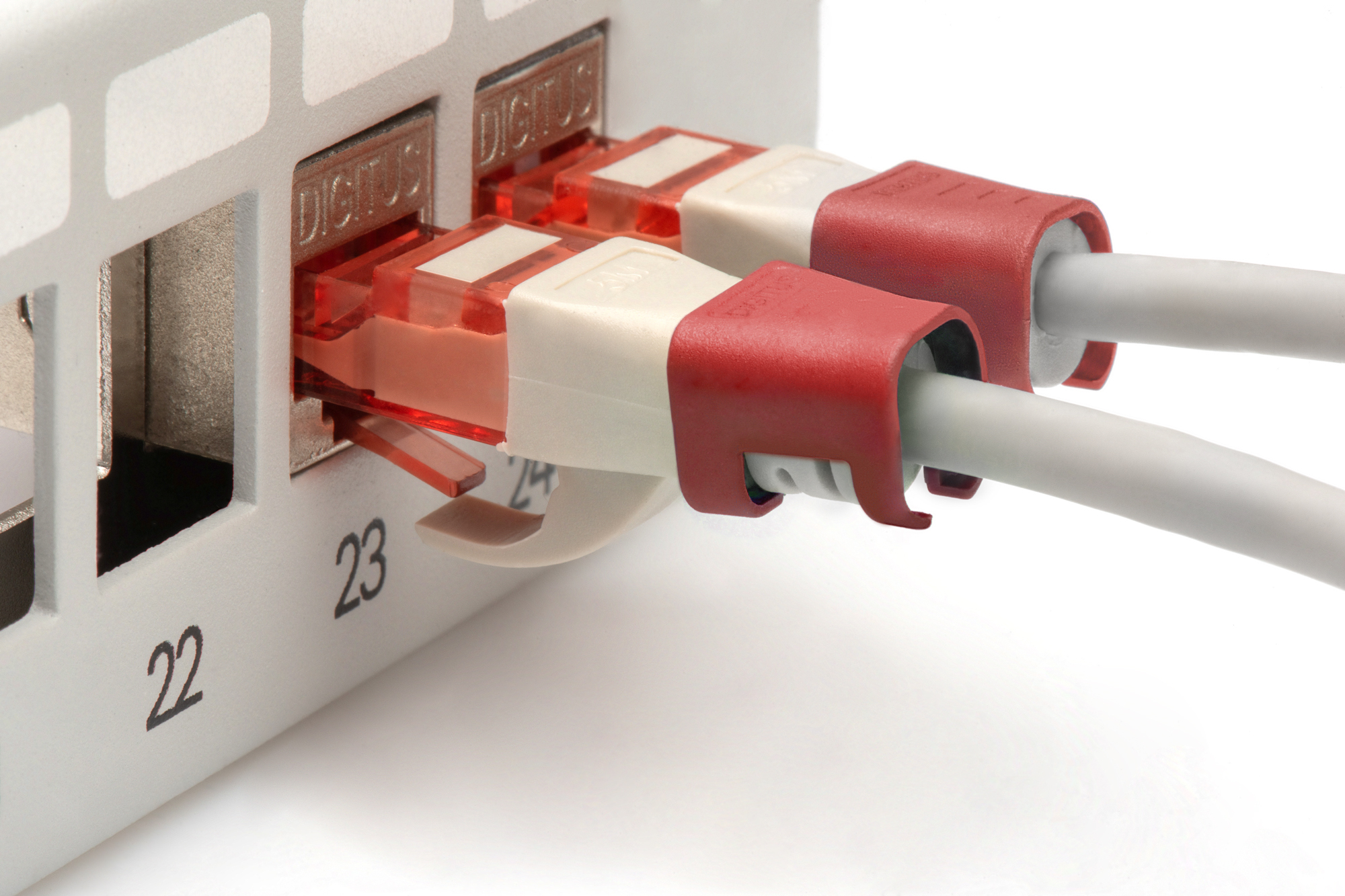 DIGITUS Farbclips für Patchkabel - Rot, Ansicht 4